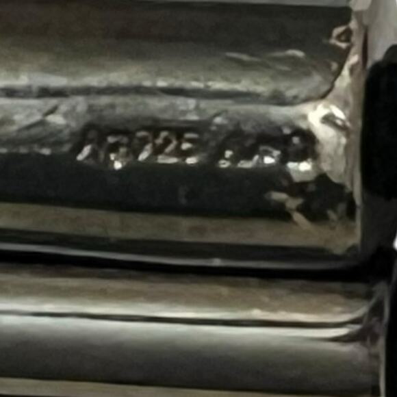 Hermes Vintage Declic Silver 925 Key Holder Keyring Silver & Black Woven Cord - Picture 3 of 8